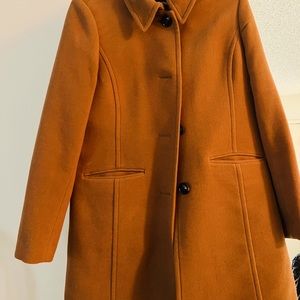 Lands end womens wool blend coat